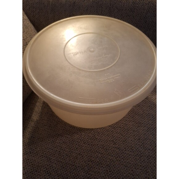 Tupperware Carry All Round Cake Pie X-Large Container 256-1‎ Tupper Seal Lid 224 - Picture 4 of 6